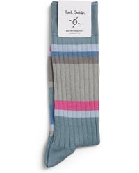 Paul Smith - Ribbed Stripe Socks - Lyst