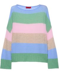 MAX&Co. - Linen Striped Sweater - Lyst