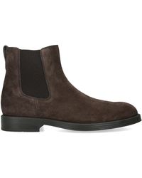 Tod's - Suede Stivaletto Chelsea Boots - Lyst