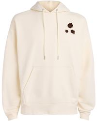 Sandro - Oversized Flocked Floral Hoodie - Lyst