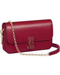 Cartier - Mini Leather C De Chain Bag - Lyst