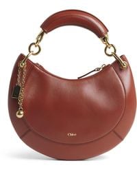Chloé - Small Leather Banana Top-Handle Bag - Lyst