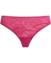 Chantelle - Lace Origins Tanga Briefs - Lyst