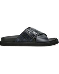 ZEGNA - Crocodile Leather Sandals - Lyst