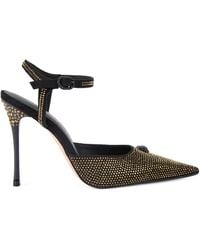 Kurt Geiger - Embellished Ankle Strap Heels 105 - Lyst