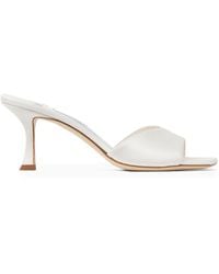 Jimmy Choo - Skye 70 Satin Mules - Lyst