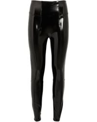 Spanx - Faux Patent Leather Leggings - Lyst