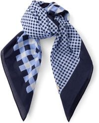 Jimmy Choo - Cotton Gingham Sula Bandana - Lyst