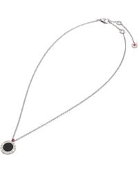 BVLGARI - Sterling, Onyx And Ruby Save The Children Anniv Necklace - Lyst