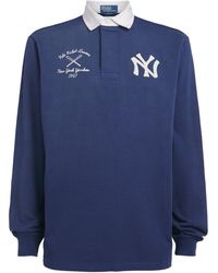 Polo Ralph Lauren - X Yankees Cotton Rugby Polo Shirt - Lyst