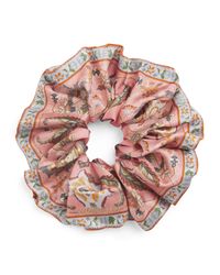Zimmermann - Silk Floral Scrunchie - Lyst