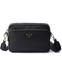 Prada - Saffiano Leather Cross-Body Bag - Lyst