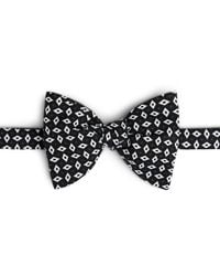 dunhill - Mulberry Silk Polka Dot Bow Tie - Lyst