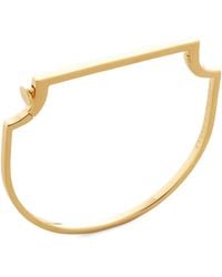 Monica Vinader - Vermeil Signature Slim Bangle - Lyst