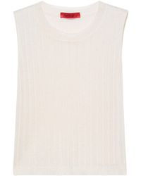 MAX&Co. - Ribbed Sleeveless Top - Lyst