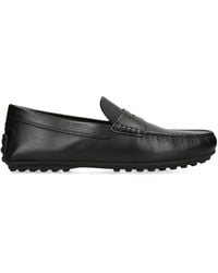 Tod's - Leather City Gommino Loafers - Lyst