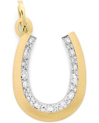 Jade Trau - And Diamond Horseshoe Charm - Lyst