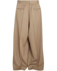 Hed Mayner - Wool Wide-leg Trousers - Lyst