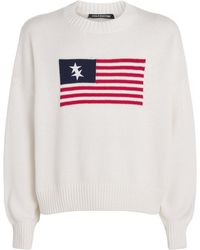 Cole Buxton - Cotton Two-Star Flag Sweater - Lyst
