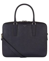 Sandro Downtown Leather Briefcase - Black