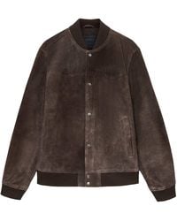 AllSaints - Wool Stafford Bomber Jacket - Lyst