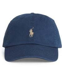 Polo Ralph Lauren - Cotton Polo Pony Baseball Cap - Lyst