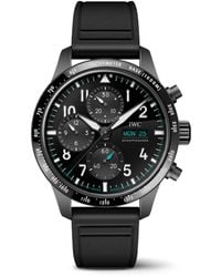 IWC Schaffhausen - X Mercedes-amg Petronas Ceratanium Pilot's Performance Chronograph Watch 41mm - Lyst