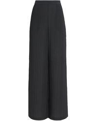 JOSEPH - Jacquard Pleated Mawn Trousers - Lyst