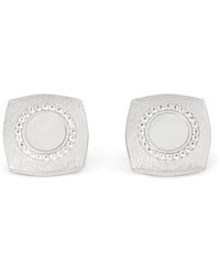 Tateossian - Sterling And Sapphire Graffiato Cufflinks - Lyst