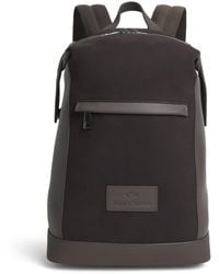 Paul & Shark - Suede-Leather Logo Backpack - Lyst