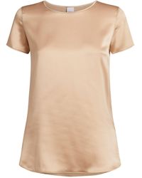 Max Mara Silk Top - Natural