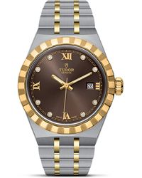 Tudor - Royal Stainless Steel And Diamond Watch - Lyst