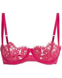 Coco De Mer - Lace Half-Cup Zaria Bra - Lyst