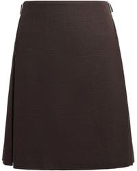 Johnstons of Elgin - X Le Kilt Wool-Cashmere Pleated Midi Skirt - Lyst