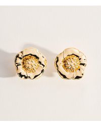 Carolina Herrera - Floral Clip-On Earrings - Lyst