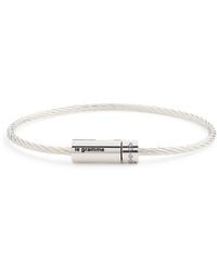 Le Gramme - Sterling Silver Cable Bangle - Lyst