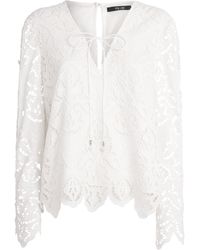 Toccin - Cotton Broderie Anglaise Halina Blouse - Lyst