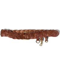 Miu Miu - Woven Leather Belt - Lyst