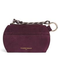 Claudie Pierlot - Suede Card Holder - Lyst