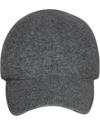 Saint Laurent - Knitted Wool Baseball Cap - Lyst