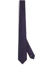 Giorgio Armani - Silk Geometric Jacquard Tie - Lyst