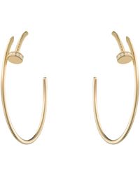 Cartier - And Diamond Juste Un Clou Earrings - Lyst
