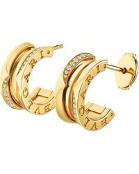 BVLGARI - And Diamond B.Zero1 Earrings - Lyst
