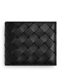 Bottega Veneta - Leather Intrecciato Bifold Wallet - Lyst