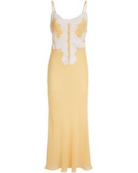 Loretta Caponi - Silk Georgette Palmira Nightdress - Lyst