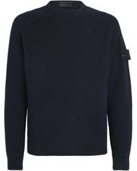 Stone Island - Ghost Piece Virgin Wool Cable-Knit Sweater - Lyst
