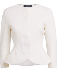 Jacquemus - Peplum-Effect Palmier Jacket - Lyst