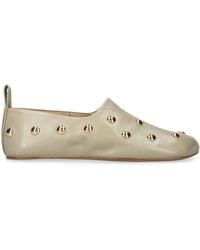 Chloé - Leather Studded Rita Ballet Flats - Lyst