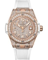 Hublot - King And Full Pavé Diamond Big Bang One Click Watch - Lyst