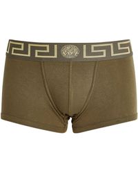 Versace - Low-rise Iconic Greca Trunks - Lyst